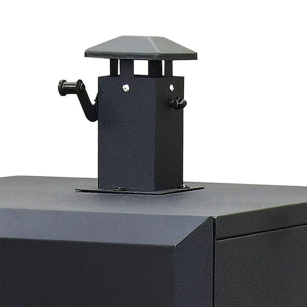 Vertical Wide Body Offset Charcoal Smoker