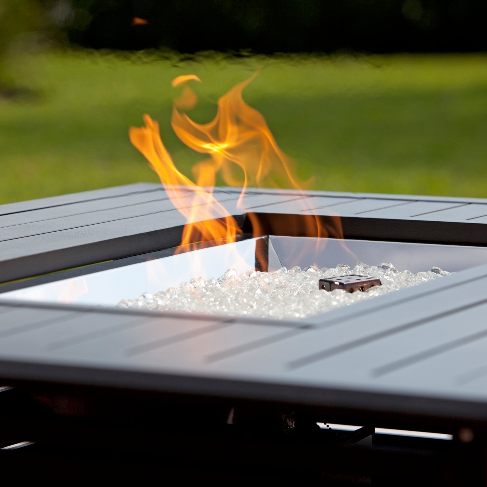 Fire Sense Extruded Aluminum Rectangular LPG Fire Pit