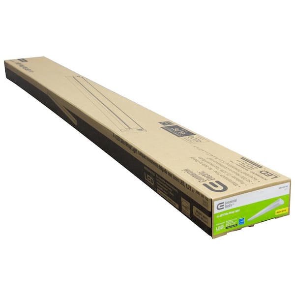 48 in. 4000 Lumens Integrated LED White Wraparound Light 4000K Bright White