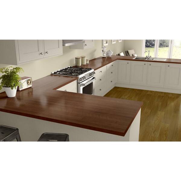 4 ft. x 8 ft. Laminate Sheet in RE-COVER Amber Cherry with Premium FineGrain Finish