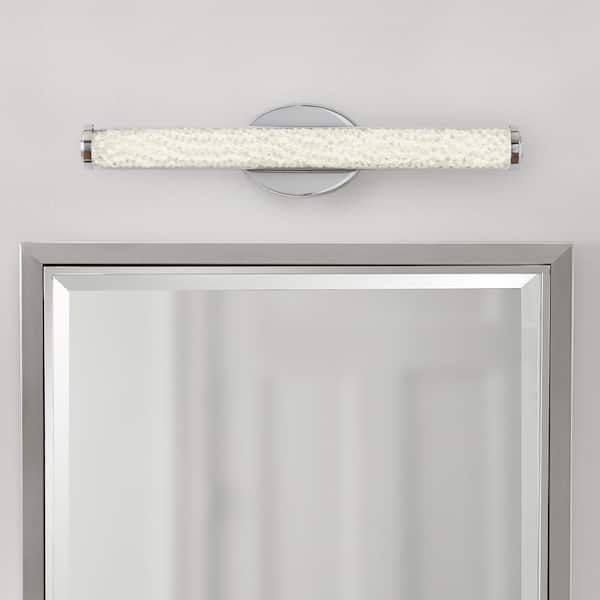 Sibley 24 in. 1-Light Chrome LED Bathroom Vanity Light Bar