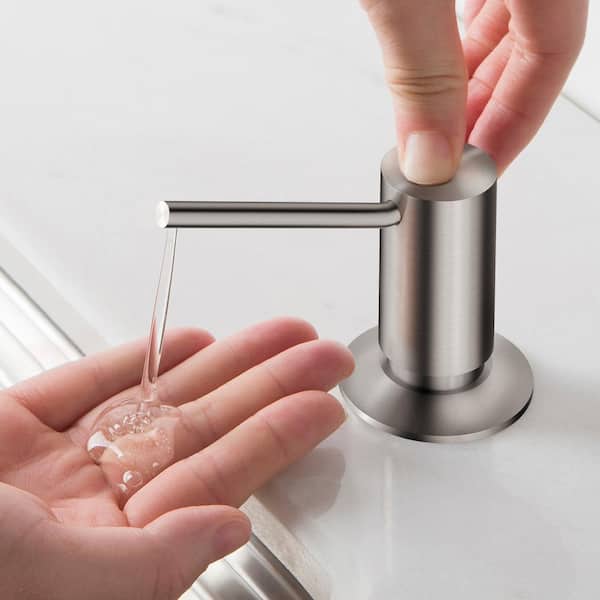 Kitchen Soap and Lotion Dispenser in Spot Free Stainless Steel