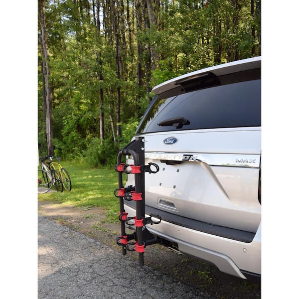 RunWay Max 4-Bike Carrier 33 lbs. Capacity Hitch Mount Rack 2 in. Hitch