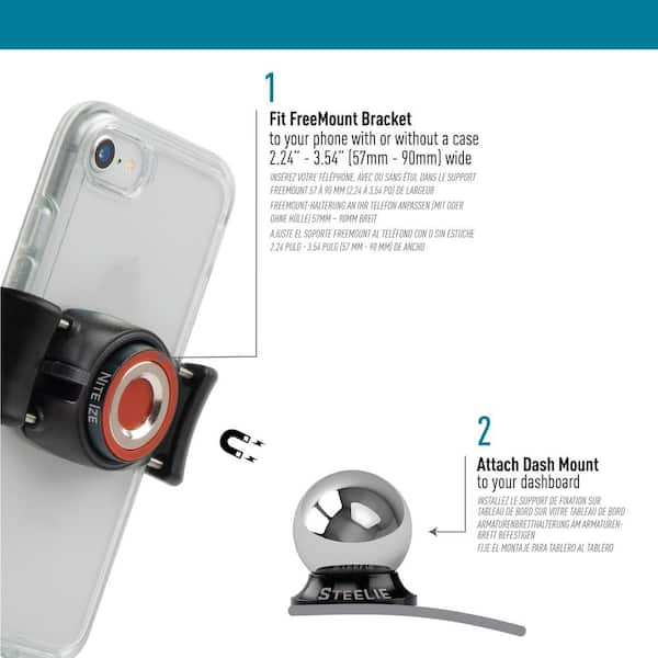 Steelie FreeMount Car Mount Kit
