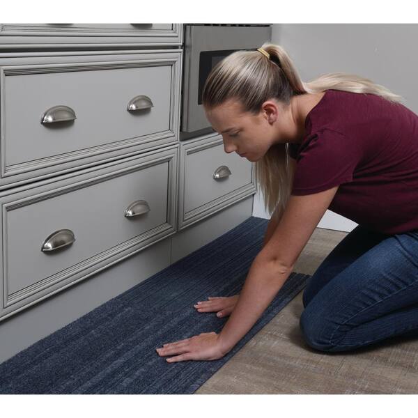 Black Commercial/Residential 9 in. x 36 in. Peel and Stick Carpet Tile Plank 8 Tiles/Case (18 sq. ft.)