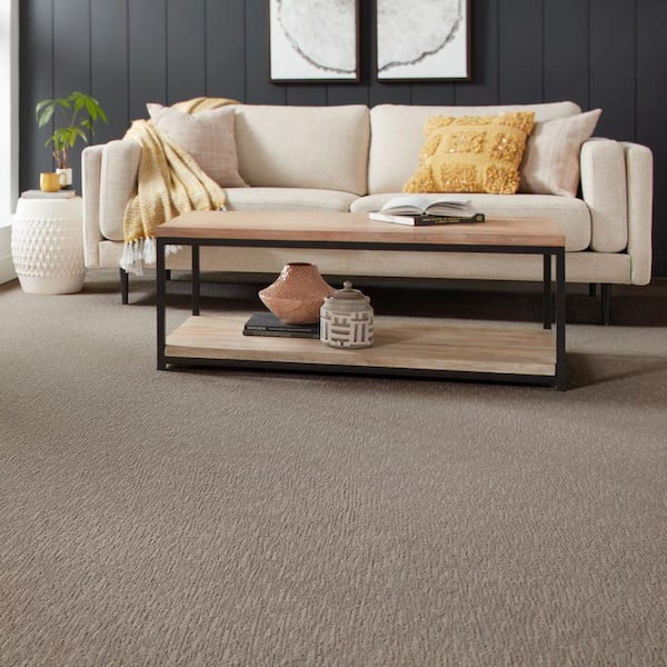 Enchantment  - Antelope - Brown 32 oz. Triexta Pattern Installed Carpet