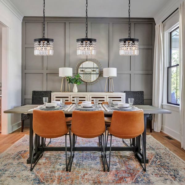 Mini Pendant Light Crystal Ceiling Pendant Hanging Lighting for Kitchen Island, Dinning Table