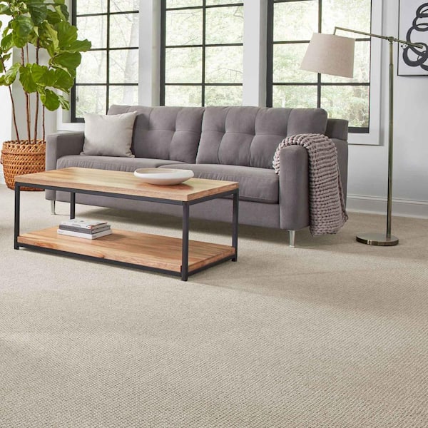 Katama II  - Stone Sculpture - Gray 30.7 oz. Triexta Pattern Installed Carpet