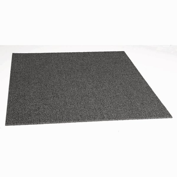Elk Ridge Gray Residential/Commercial 24 in. x 24 Peel and Stick Carpet Tile (15 Tiles/Case) 60 sq. ft.