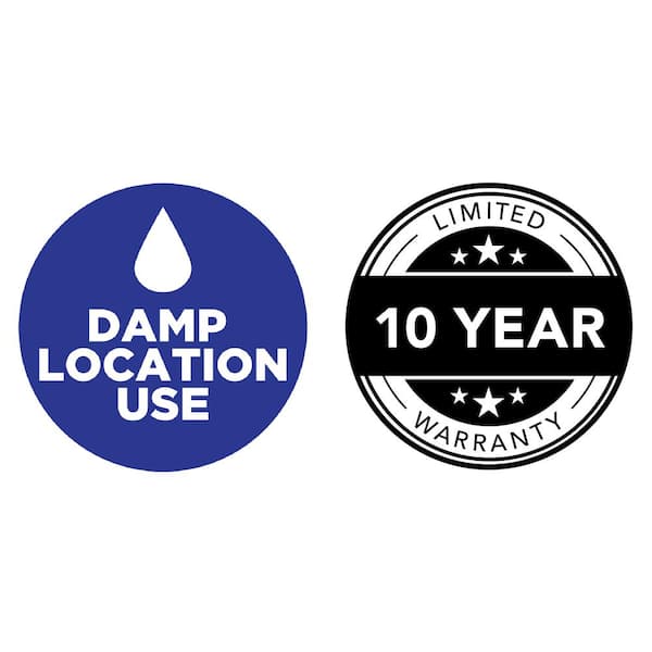 Ripon 14.8 in. W Matte Black Integrated LED Dimmable Flush Mount Ceiling Light