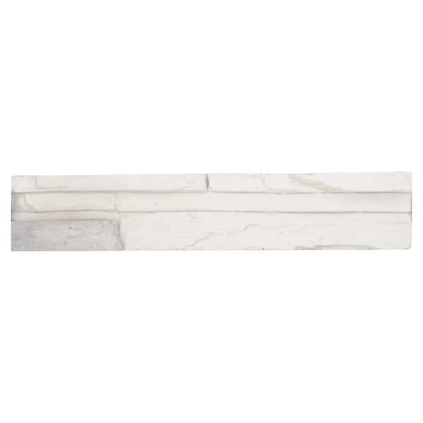 Terrado Veneto Snow 9 in. x 19.5 in. Textured Cement Concrete Look Wall Tile (6 sq. ft./Case)