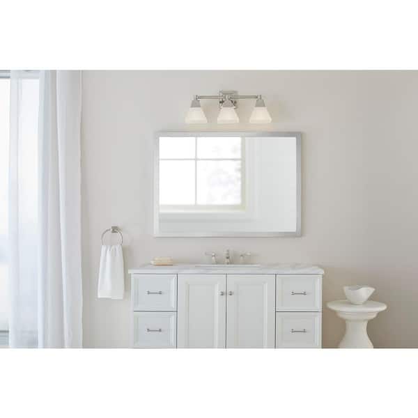 Memoirs 3-Light Polished Nickel Wall Sconce