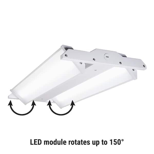 2 ft./26 in. 600-Watt Equivalent, Integrated LED, Dimmable White High Bay Light 23000 Lumens 5000K w/Aimable Optics
