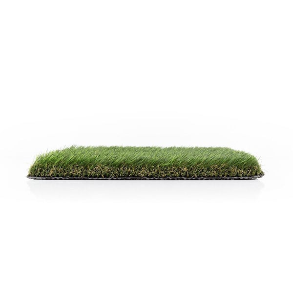 15 ft. W x Cut to Length Green and Tan Nylon Artificial Grass Turf