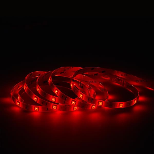 Indoor/Outdoor 6.6 ft. Color Changing RGB LED Tape Light Kit