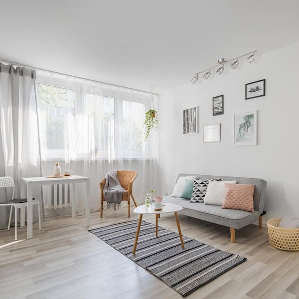 Temmar 3.25 ft. Brushed Nickel Integrated LED Track Lighting Kit