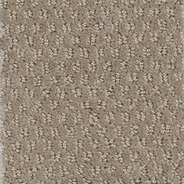 Prime Spot - Ace - Beige 25 oz. SD Polyester Pattern Installed Carpet