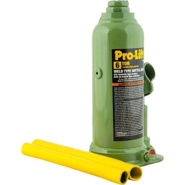 6-Ton Welded Bottle Jack with Side Pump