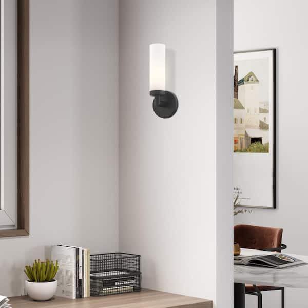 Aspen 1 Light Black ADA Single Sconce