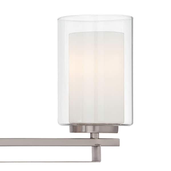 Parsons Studio 3-Light Brushed Nickel Bath Light