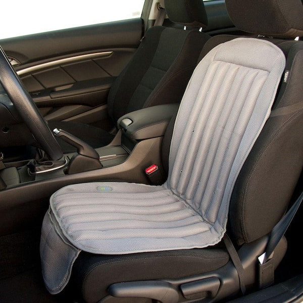 19 in. Cool Air Car Cushion in Gray