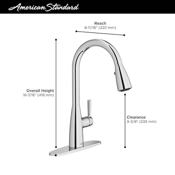 Fairbury 2S Single-Handle Pull-Down Sprayer Kitchen Faucet in Matte Black