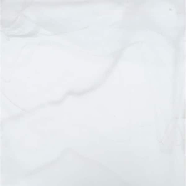 Andenne 26.3 in. 3-Light Transitional Brushed Nickel Bathroom Vanity Light Fixture with Marbleized Glass Shades