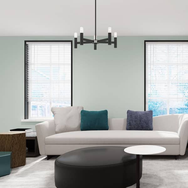 Copenhagen 5 Light Black Chandelier