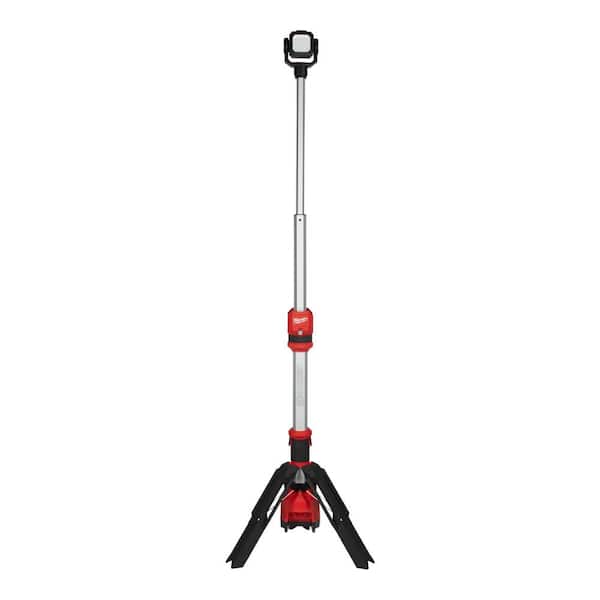 M12 12-Volt Lithium-Ion Cordless 1400 Lumen Rocket LED Stand Light w/High Output 5.0 Ah and 2.5 Ah Batteries and Charger