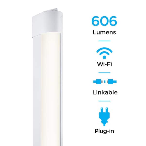 18 in. Dimmable Linkable LED Wi-Fi Under Cabinet Light Fixture