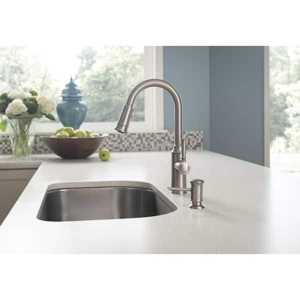 Glenshire Single-Handle Pull-Down Sprayer Kitchen Faucet with Reflex and Power Clean in Spot Resist Stainless