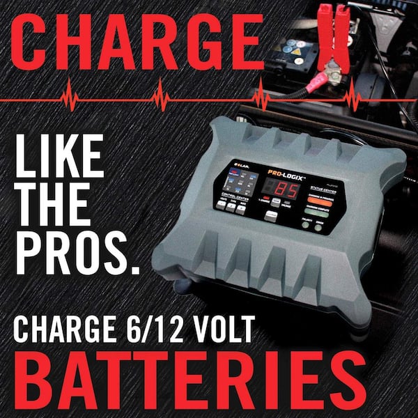 6/12-Volt 10 Amp Intelligent Battery Charger, Battery Maintainer and Stable Power Supply
