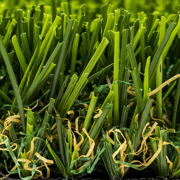 Santa Monica Spring 15 ft. Wide x Cut to Length Green Artificial Grass Carpet