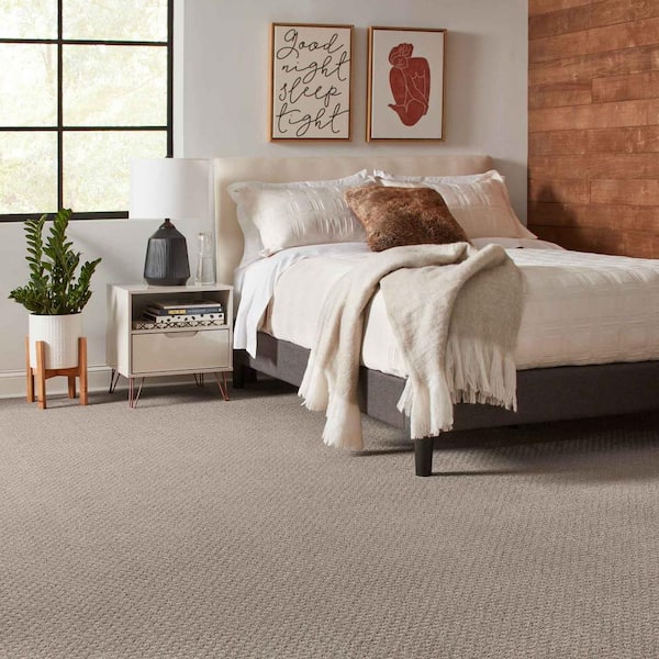 Lilypad  - Metallic - Gray 30.7 oz. Triexta Pattern Installed Carpet