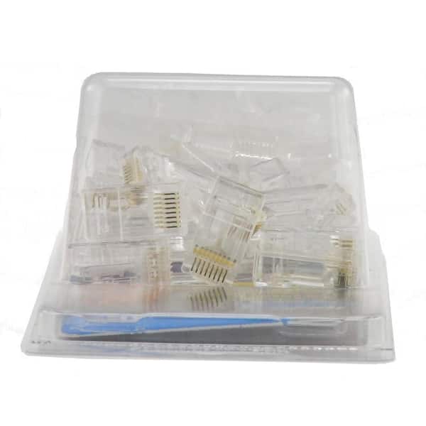RJ45 Cat6 Modular Plugs (25-Pack)