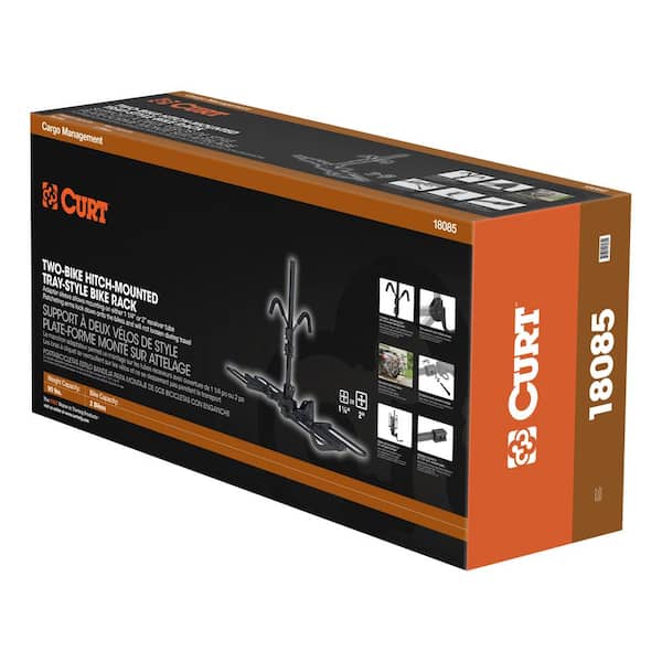 4-Bike Tray-Style Hitch-Mounted Bike Rack 2 in. Shank