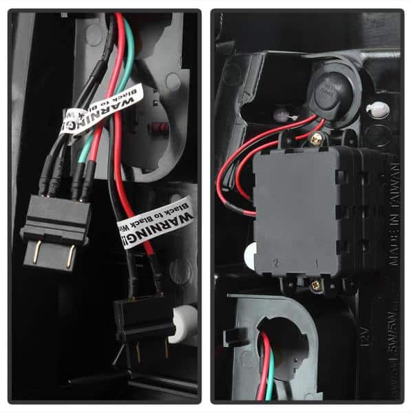 Chevy Silverado 1500/2500 99-02(Not Fit Stepside)/GMC Sierra 1500/2500/3500 99-06 Version 2 LED Tail Light-Blk