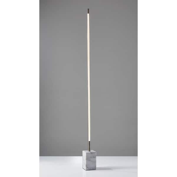 Felix 65 in. Integrated LED Brushed Steel Wall Washer Lamp