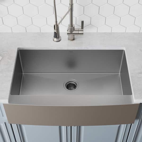 Standart PRO Stainless Steel 36 in. Single Bowl Farmhouse/Apron-Front Kitchen Sink