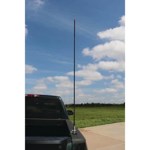 4 ft. Fiberglass CB Antenna, Black