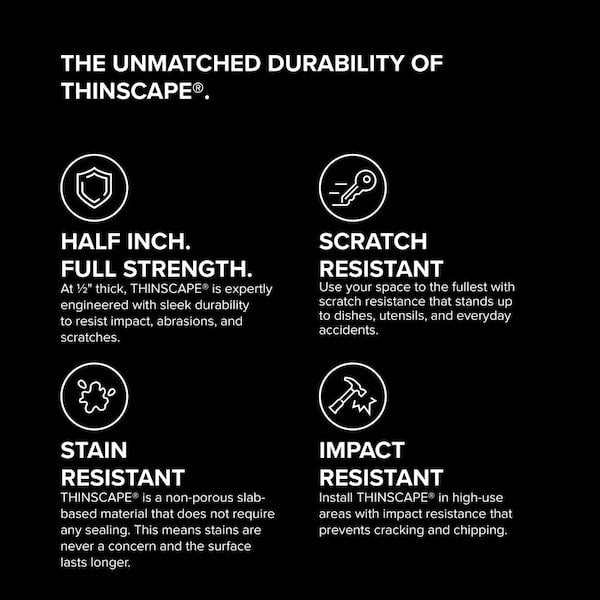 6 ft. L x 25 in. D Engineered Composite Countertop in Black Amani with Satin Finish