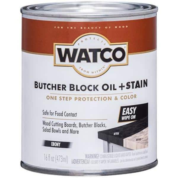 1 Pint Butcher Block Oil in Ebony