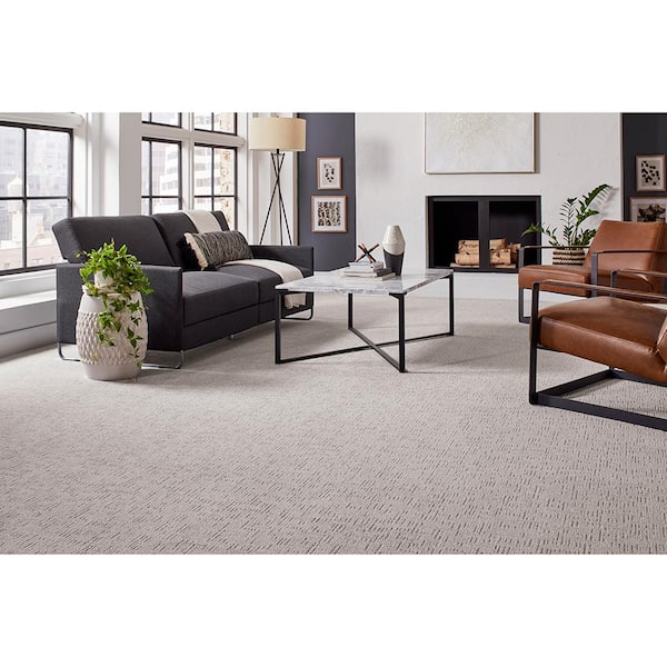 Lake Mohr  - Cloudswept - Gray 45 oz. Triexta Pattern Installed Carpet