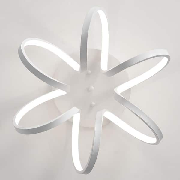 Modern 19.7 in. 1-Light Creative Design 40-Watt LED Flush Mount Ceiling Lighting