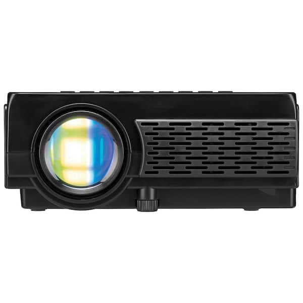 800 x 480 Mini Projector with 2500 Lumens, Bluetooth with 120 in. Projection Screen Included