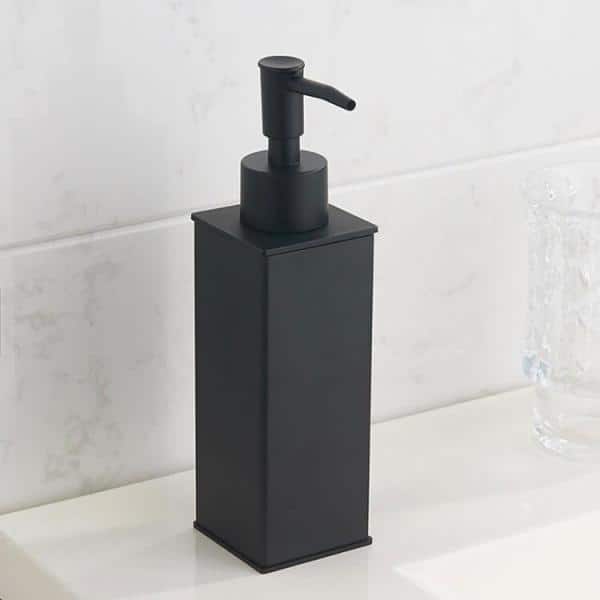 General Hotel Freestanding Soap Dispenser in Matte Black