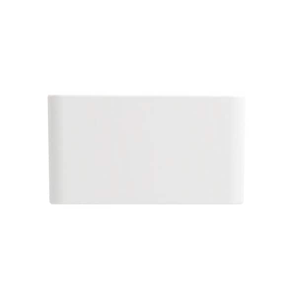 Farmhouse Apron-Front Fireclay 33 in. Double Bowl Kitchen Sink in White with Bottom Grid