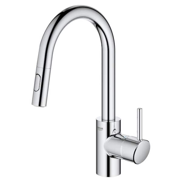 Concetto Single-Handle Dual Spray Pull-Out Sprayer Kitchen Faucet 1.75 GPM in StarLight Chrome