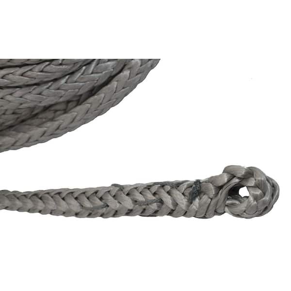5/8 in. x 100 ft. 16933 lbs. WLL Synthetic Winch Rope Line with Integrated Shackle