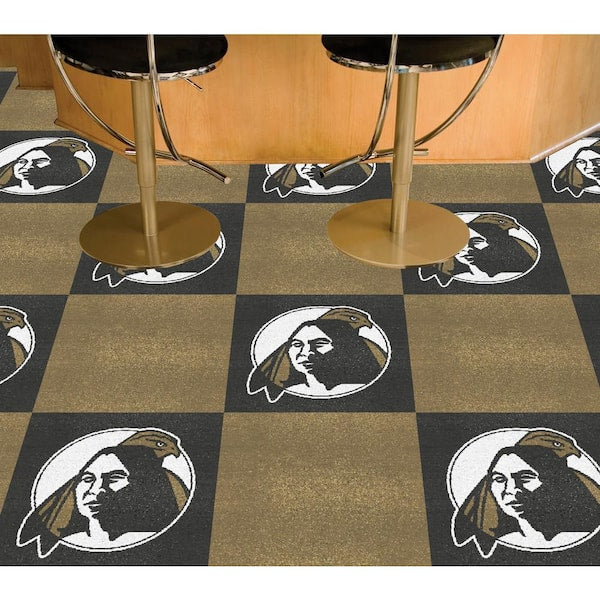 UNC Pembroke Braves Team Carpet Tiles - 45 Sq Ft.